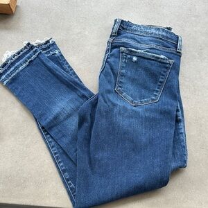 Flying Monkey Blue Distressed Hem Jeans